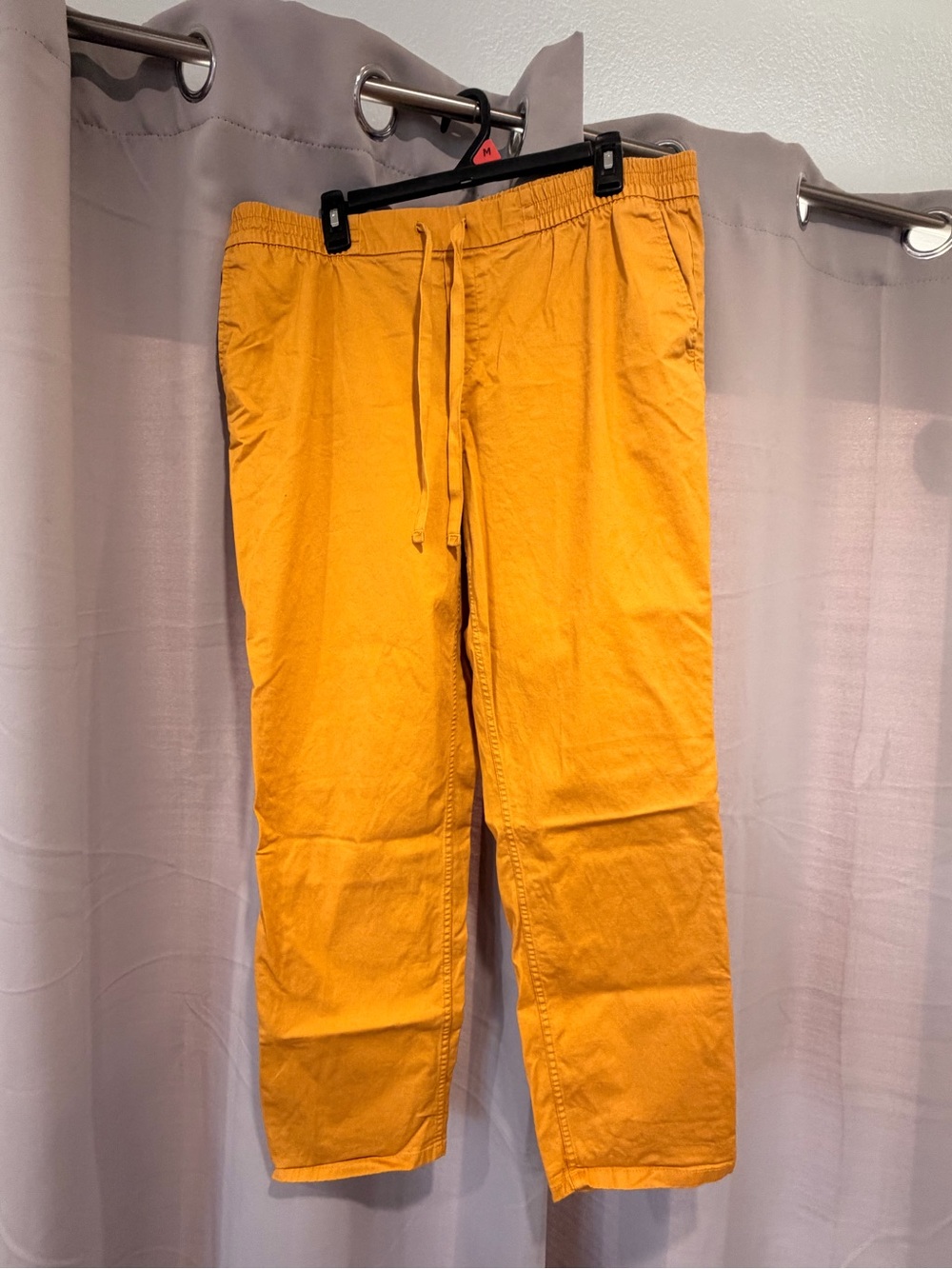 Old Navy Women’s Mustard Yellow Drawstring Chinos - Size 14